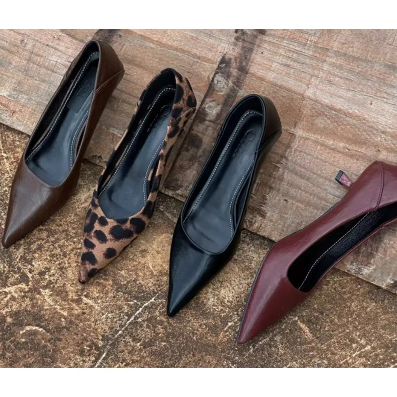 Women'S Shoes In Fashion - 2024 Women Sexy High Heels Burgundy