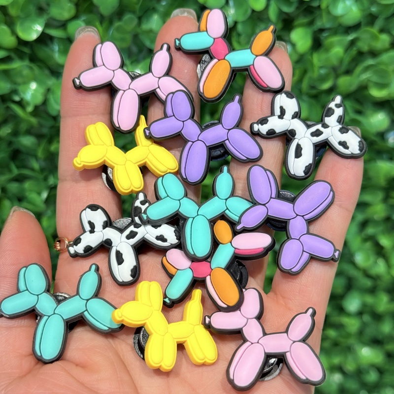 Women'S Shoes Hush Puppies - 12pcs Balloon Dog Cartoon Shoe Buckle