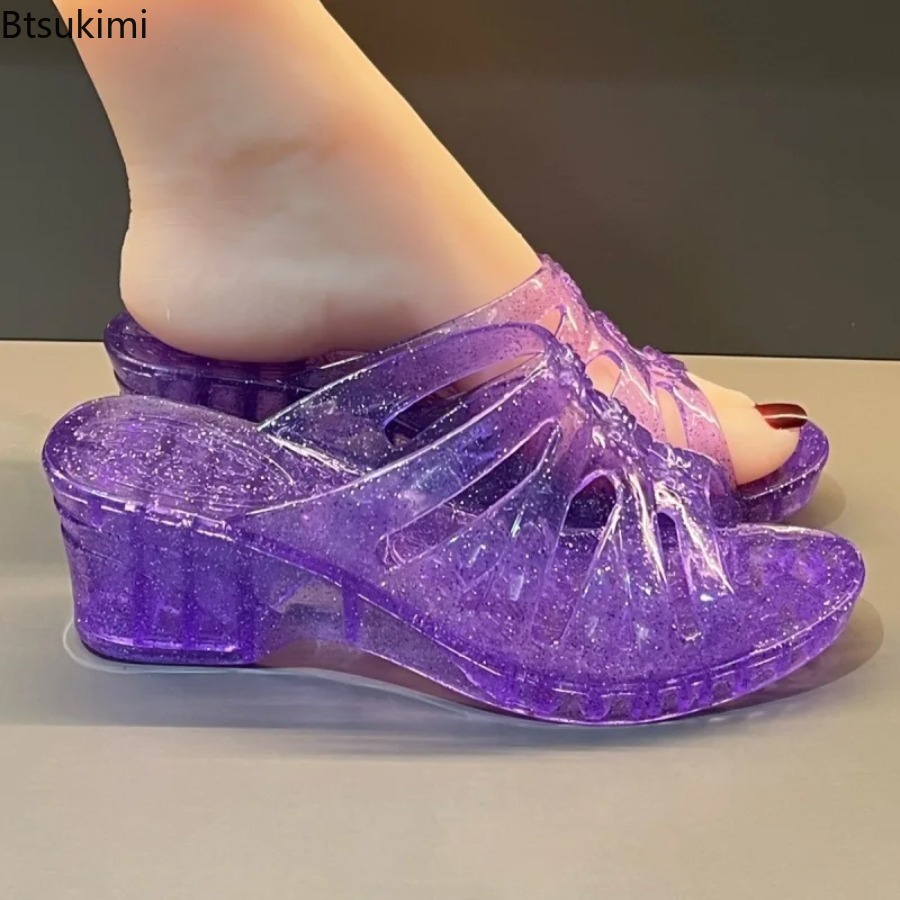 New Summer Women's Slippers We - Women Shoes Wedges ulasan dan harga