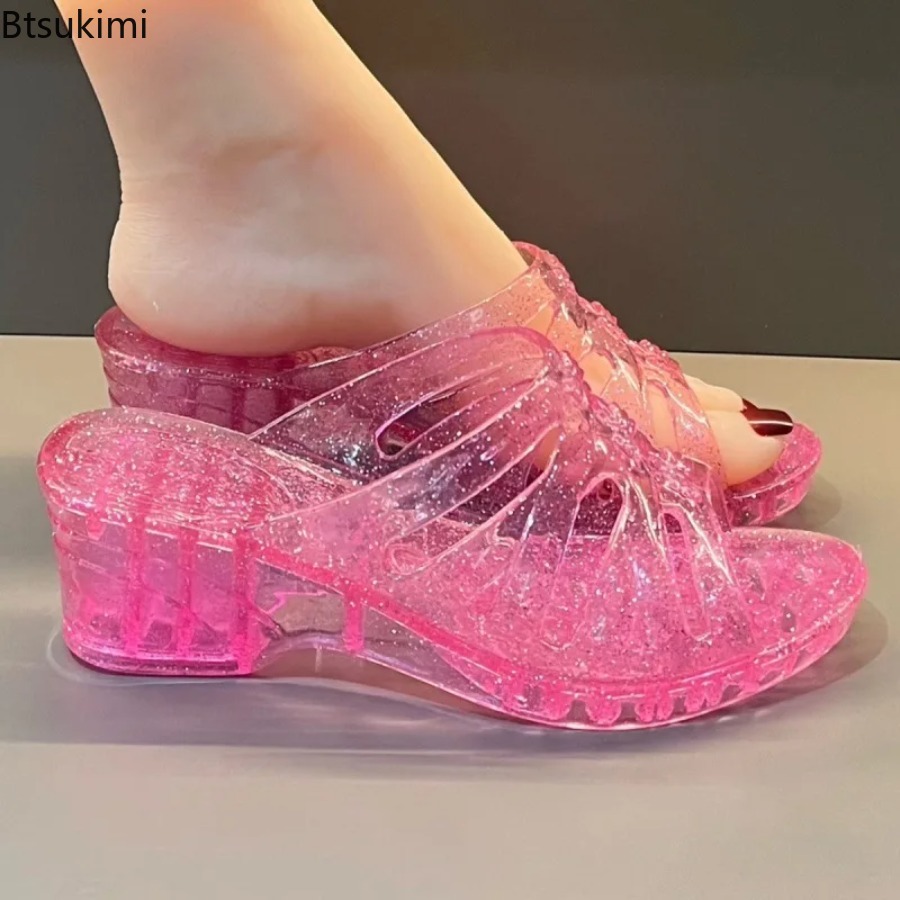 New Summer Women's Slippers We - Women Shoes Wedges ulasan dan harga