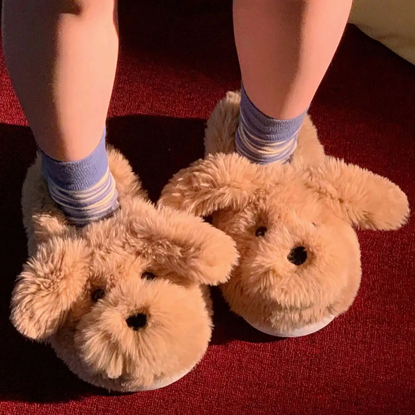 Women House Fur Slippers Casua - Women Shoes For Winter ulasan dan harga