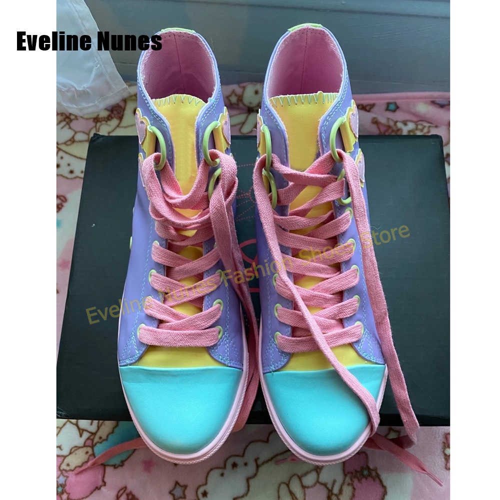 Y2K Girl Sweet High Top Sneake - Women'S Shoes Casual Sneakers ulasan dan harga
