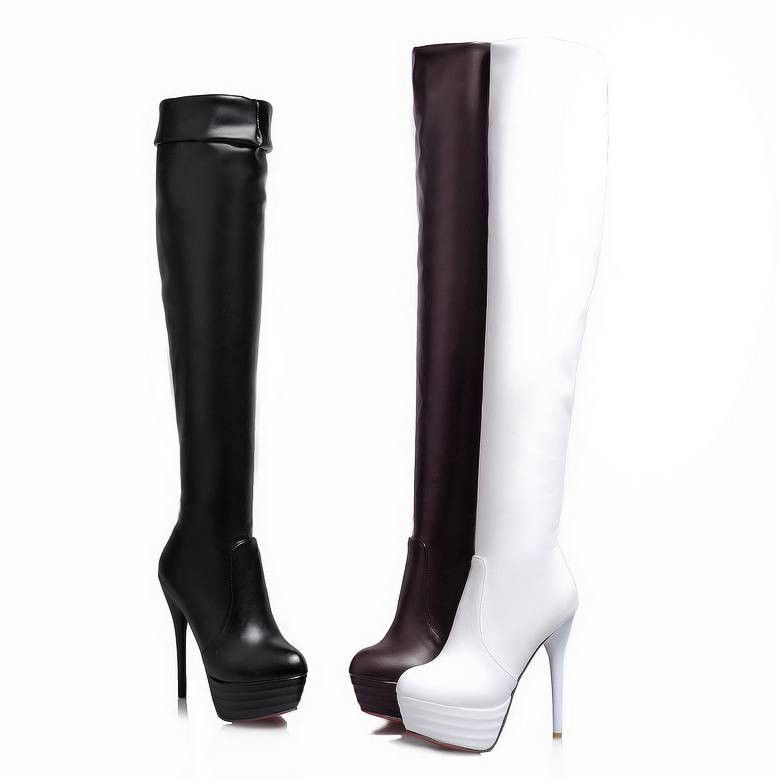 SIMLOVEYO Knee boots Platform  - Women'S Shoes Big Feet ulasan dan harga