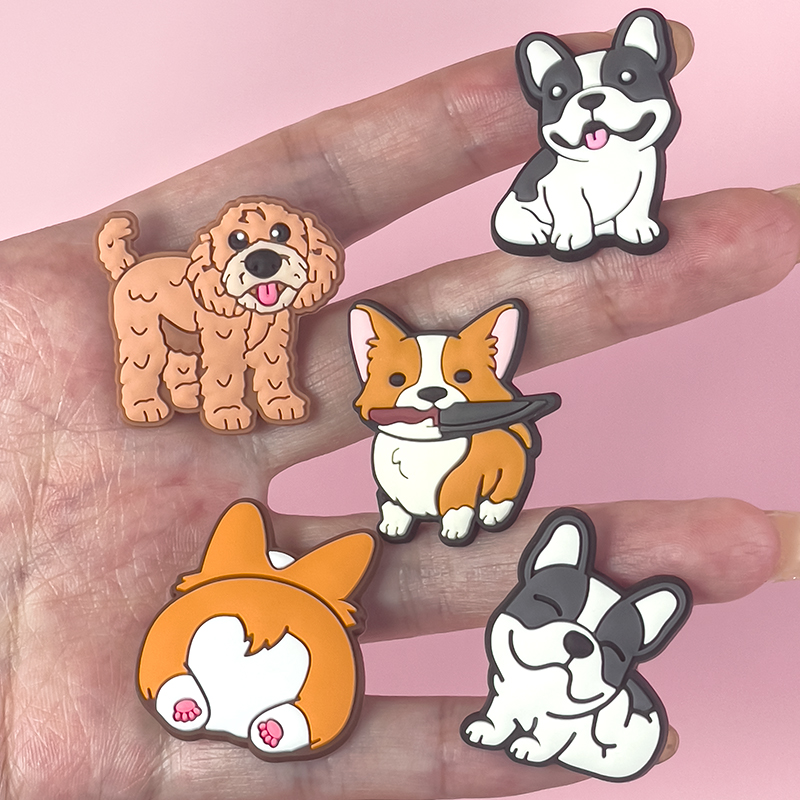 1/9pcs Cute Dog PVC Shoe Charm - Women'S Shoes Hush Puppies ulasan dan harga
