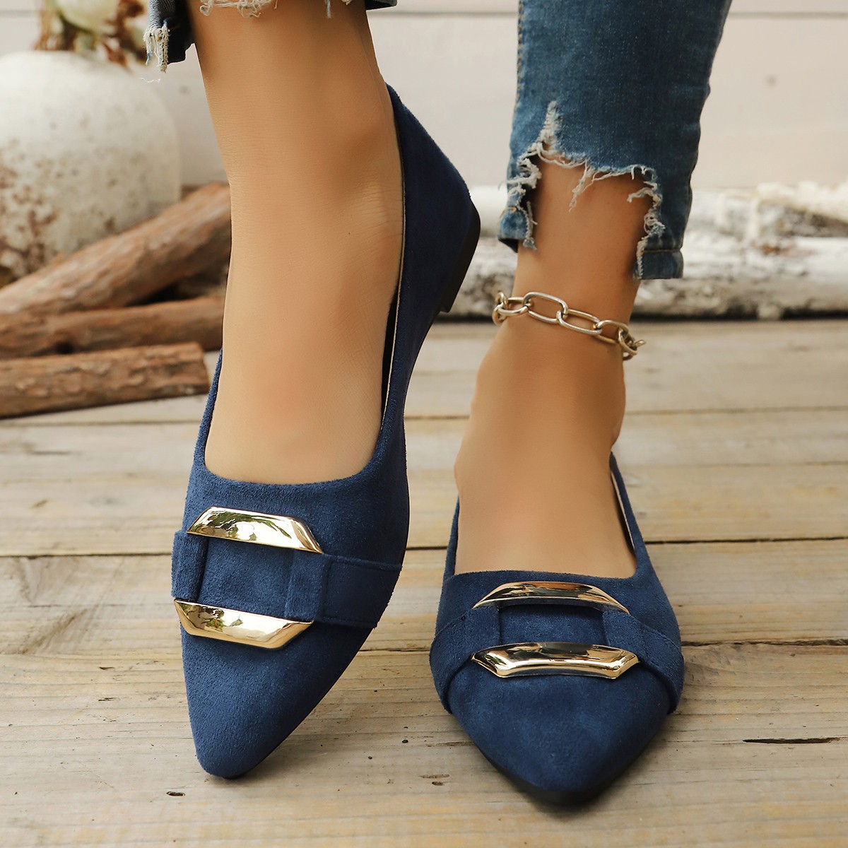 Spring and Autumn Elegant Poin - Women'S Shoes In Fashion ulasan dan harga
