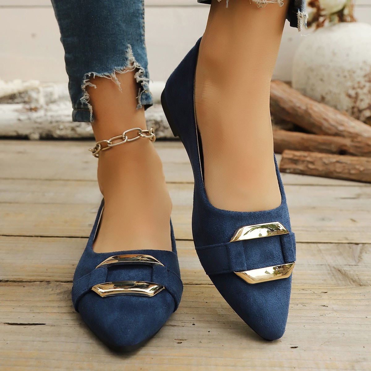 Spring and Autumn Elegant Poin - Women'S Shoes In Fashion ulasan dan harga