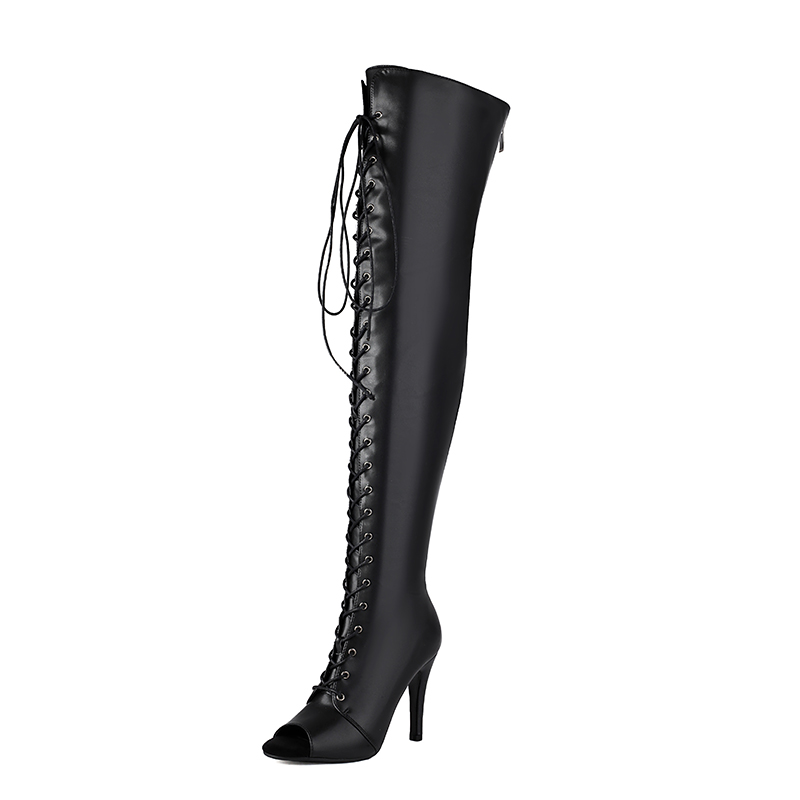 Black High Women Heels Soft Pe - Women'S Shoes Big Feet ulasan dan harga