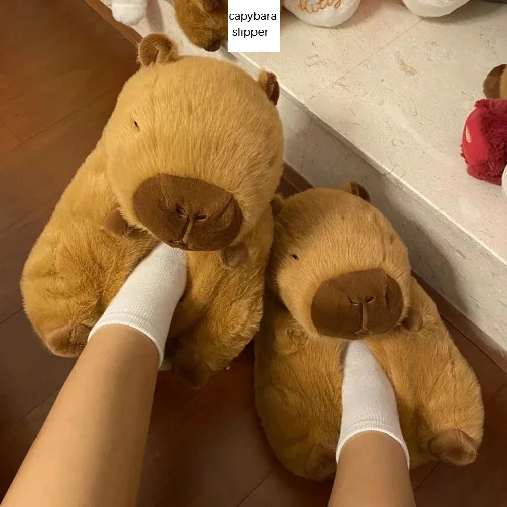 Novelty capybara slippers unis - Women Shoes For Winter ulasan dan harga
