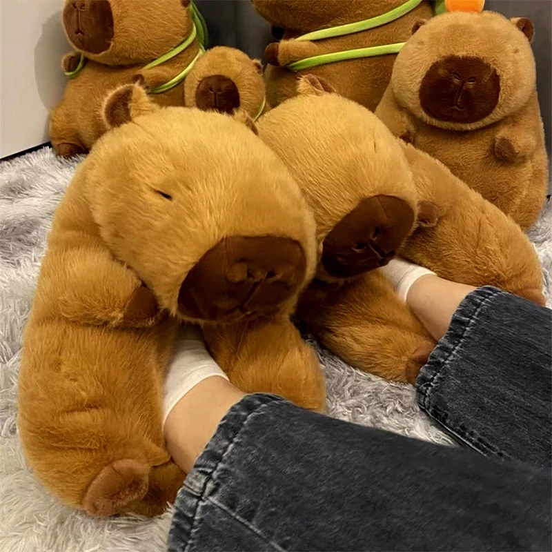 Novelty capybara slippers unis - Women Shoes For Winter ulasan dan harga