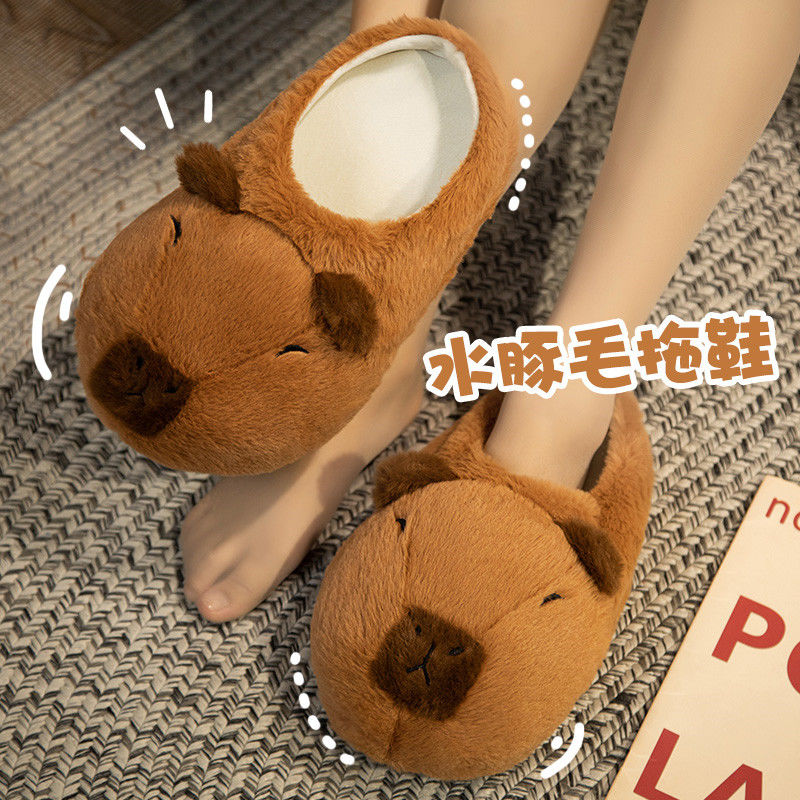 Novelty capybara slippers unis - Women Shoes For Winter ulasan dan harga