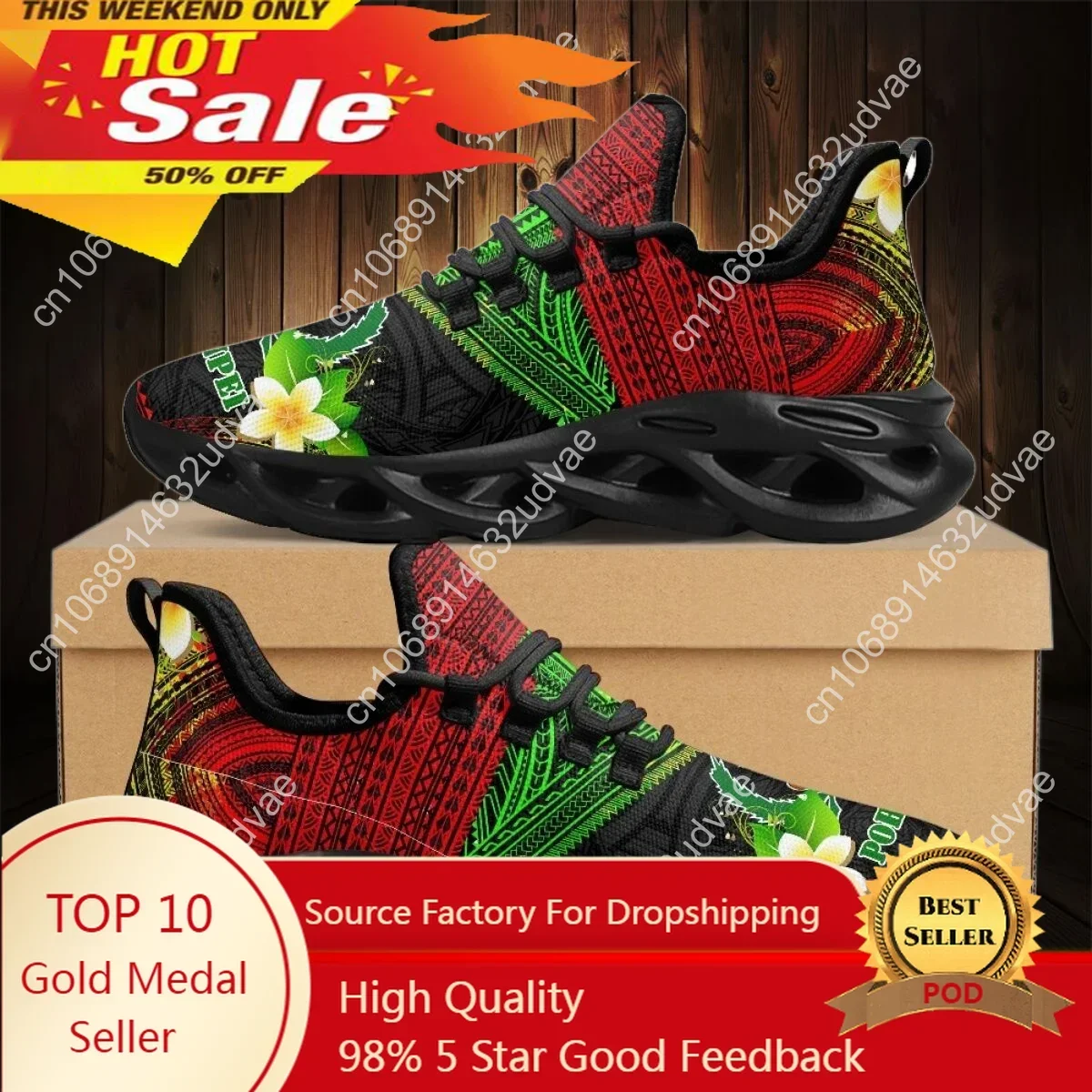 Polynesian Pohnpei Plumeria De - Women'S Shoes Casual Sneakers ulasan dan harga
