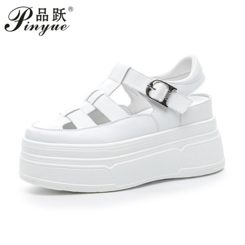 8.5cm Hollow Full Cow Genuine  - Women'S Shoes Casual Sneakers ulasan dan harga