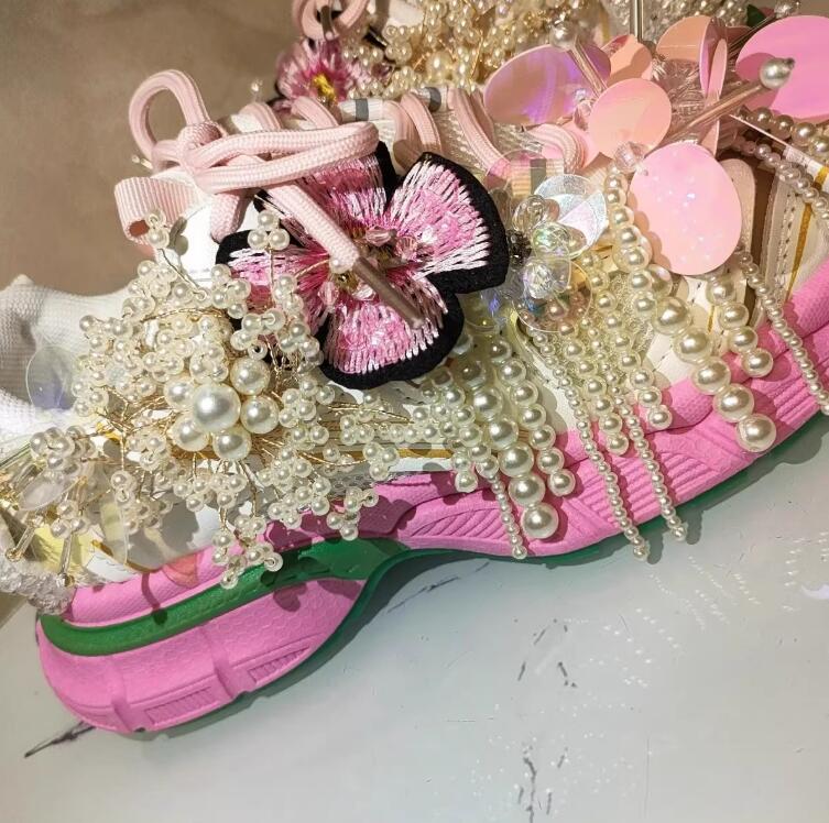 Princess style Pearl Beadings  - Women'S Shoes Com ulasan dan harga