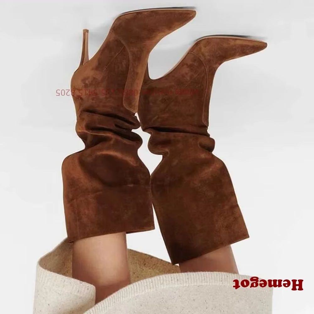 Brown Pointy Toe Slip On Women - Women'S Shoes Vegan ulasan dan harga