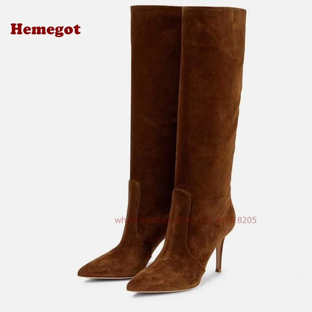 Brown Pointy Toe Slip On Women - Women'S Shoes Vegan ulasan dan harga
