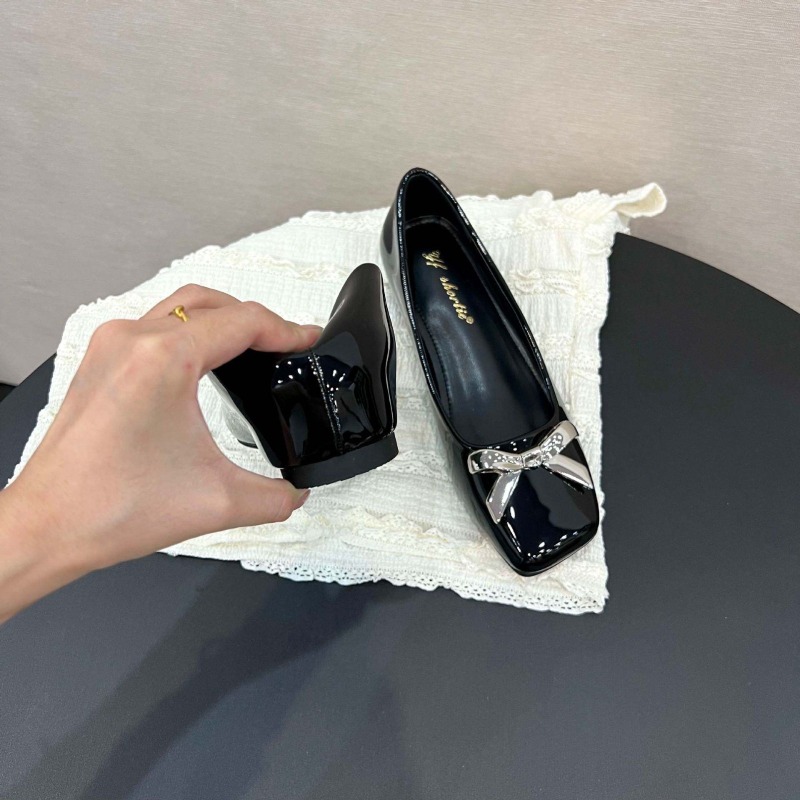 Art Style Bow Flat Shoes Women - Women Shoes Wedges ulasan dan harga