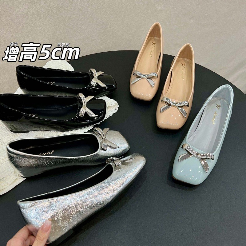 Art Style Bow Flat Shoes Women - Women Shoes Wedges ulasan dan harga