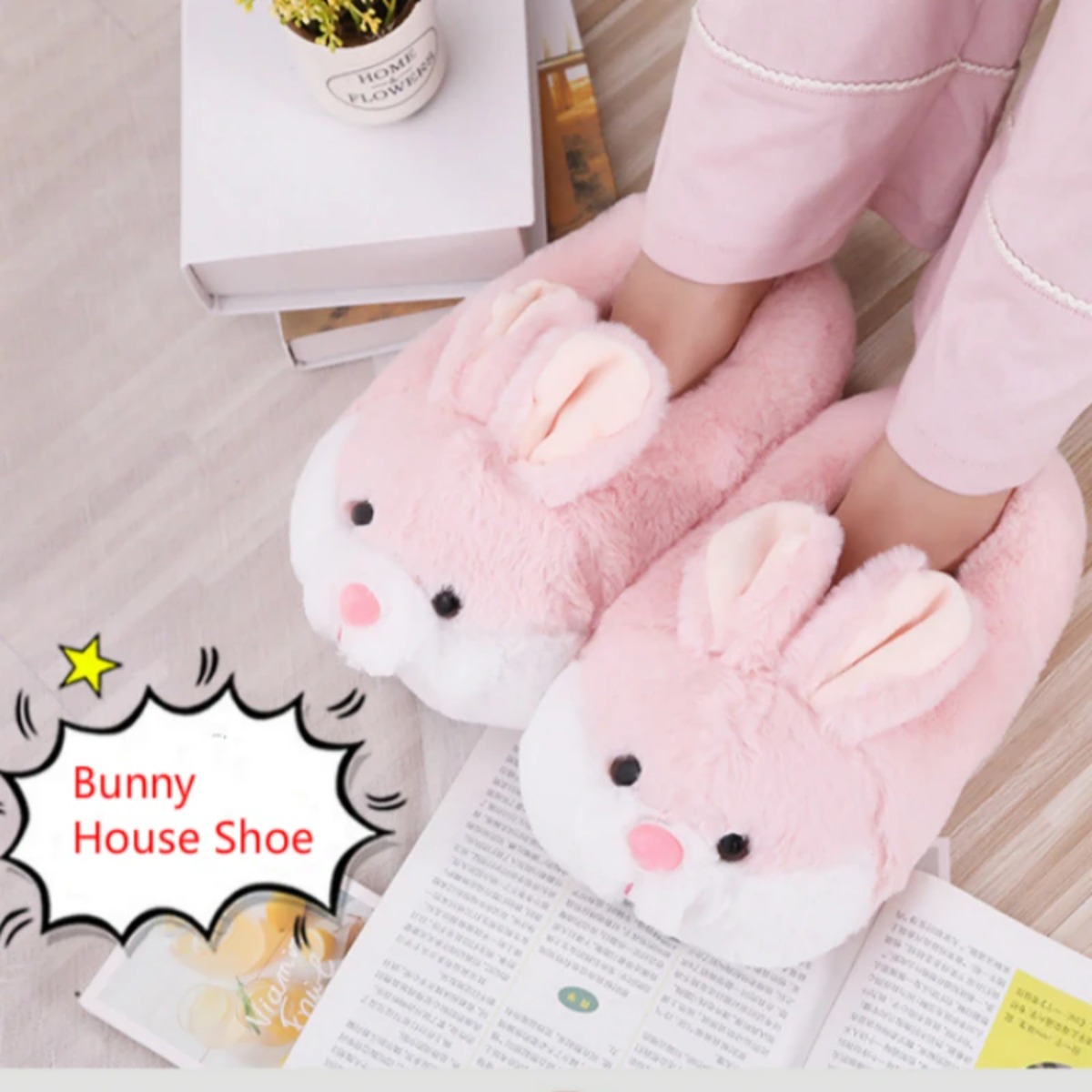 Women House Fur Slippers Casua - Women Shoes For Winter ulasan dan harga