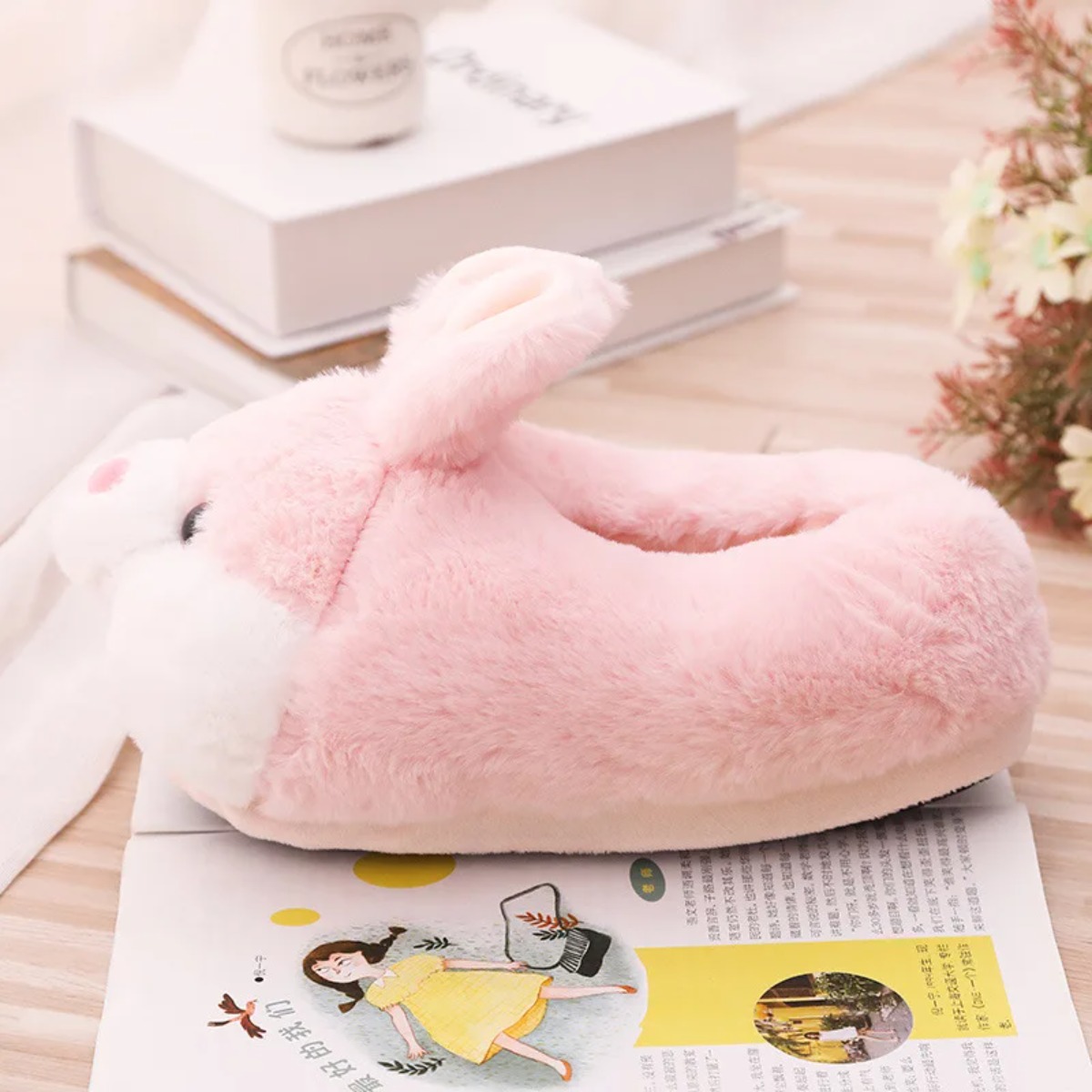 Women House Fur Slippers Casua - Women Shoes For Winter ulasan dan harga