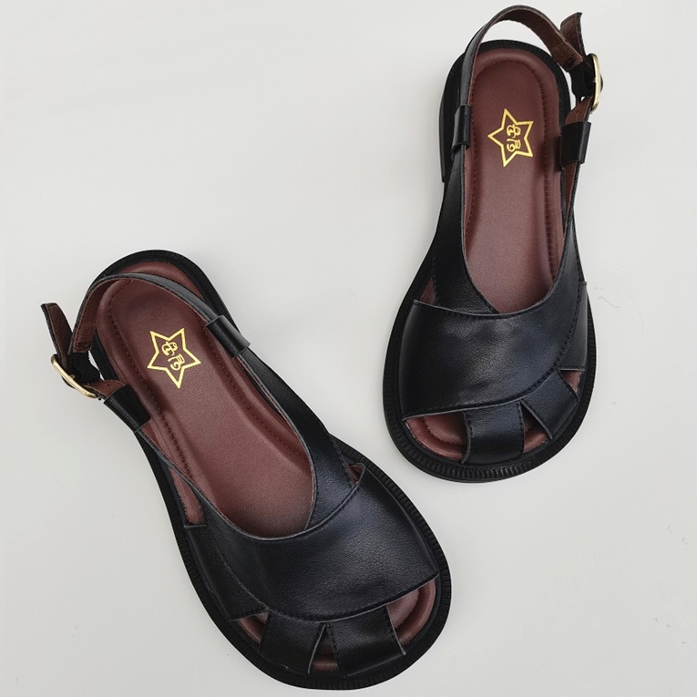 Careaymade-Genuine Leather wid - Women'S Shoes Big Feet ulasan dan harga