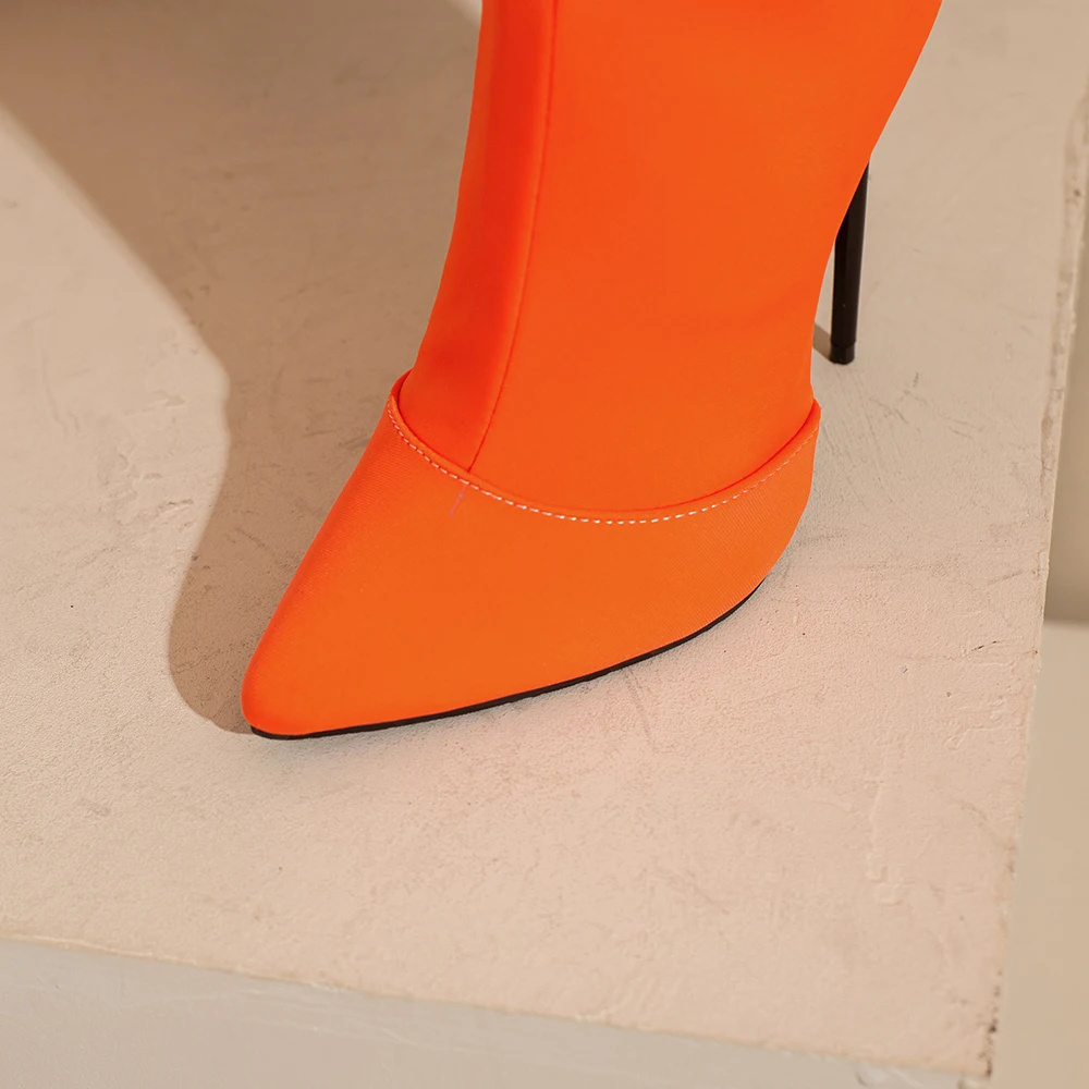 New Winter Glamour Orange Yell - Women'S Shoes Big Feet ulasan dan harga