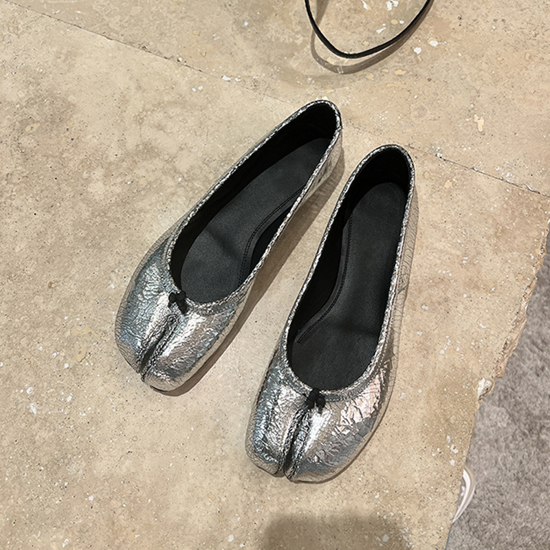 Women's Vintage Split Toe Mary - Women Shoes Wedges ulasan dan harga
