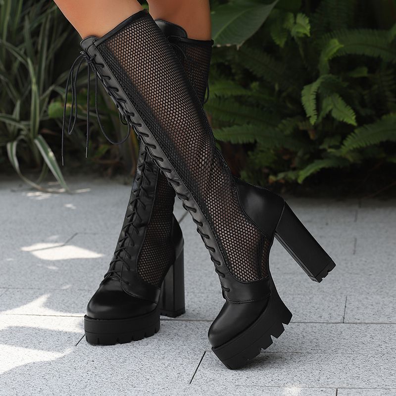 ORCHA LISA Sexy Women's Knee H - High Knee Heel Boots ulasan dan harga