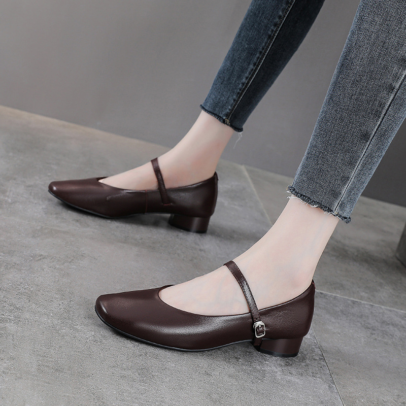 3cm Genuine Leather Hollow Rub - Women Shoes Wedges ulasan dan harga