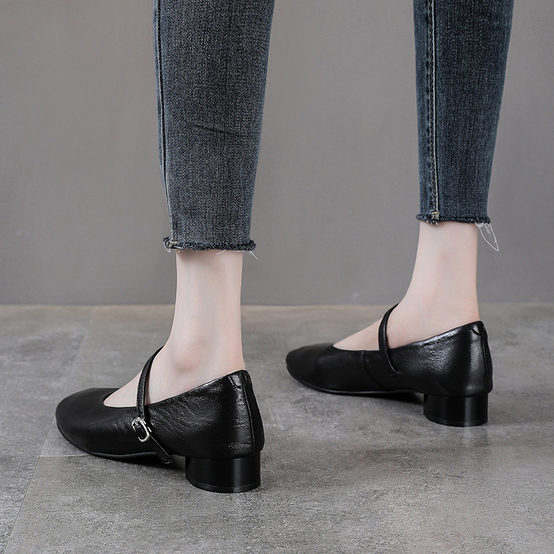 3cm Genuine Leather Hollow Rub - Women Shoes Wedges ulasan dan harga