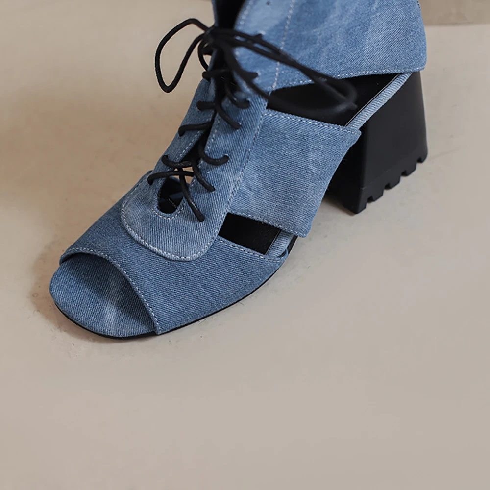 New Summer Comfortable Blue Br - Women'S Shoes Big Feet ulasan dan harga