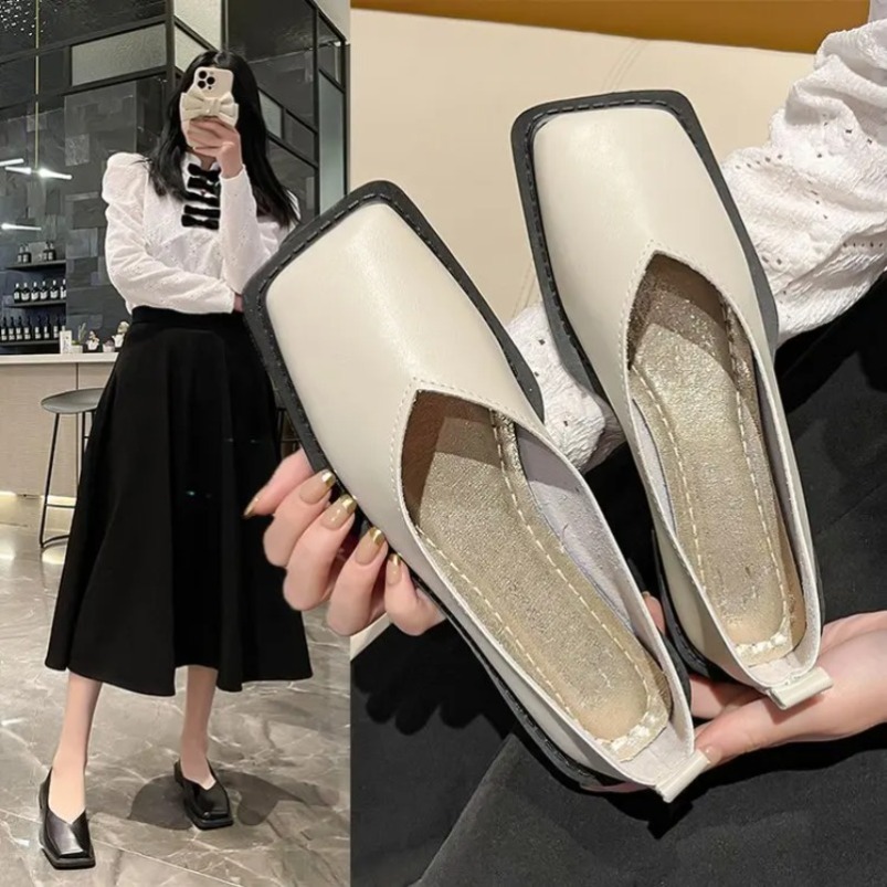 Roman Women Low Heel Pumps Lad - Women'S Shoes Casual Sneakers ulasan dan harga