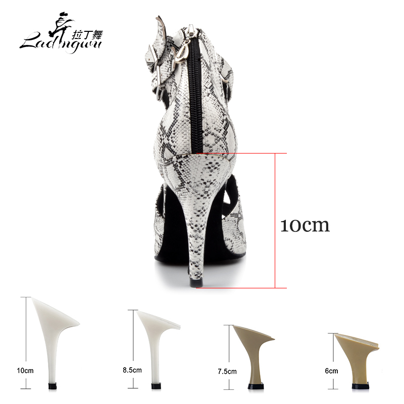 Ladingwu New White Snake textu - Women'S Shoes Z ulasan dan harga