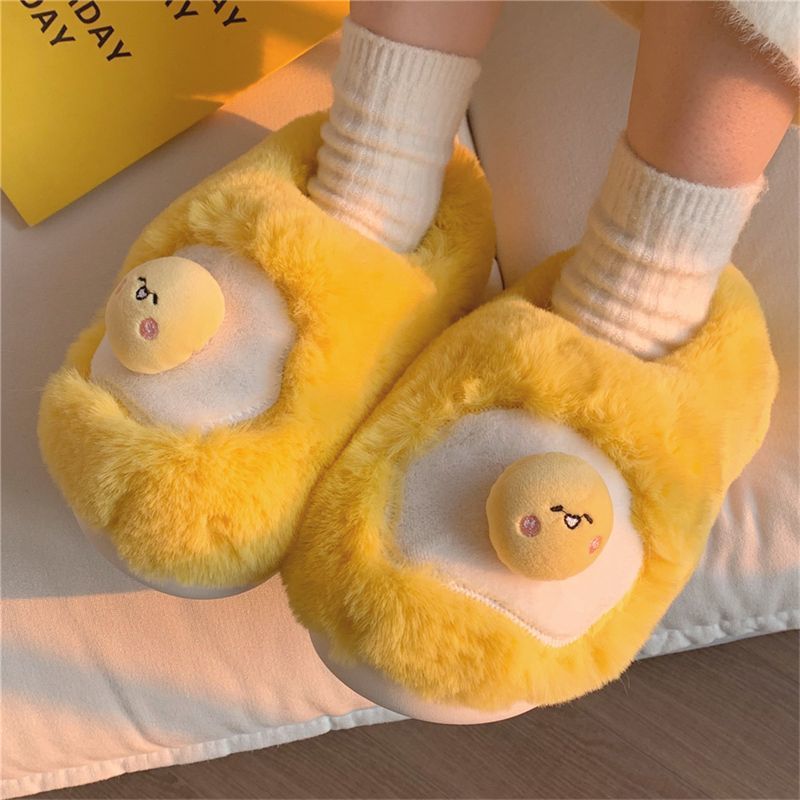 New Cute Fried Egg Shaped Plus - Women Shoes For Winter ulasan dan harga