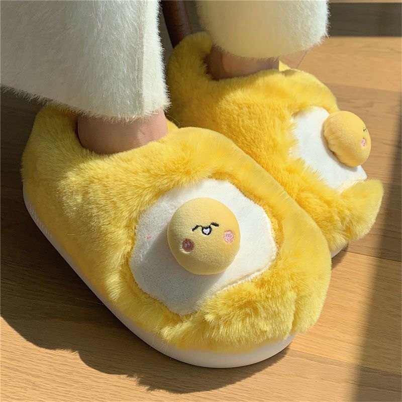 New Cute Fried Egg Shaped Plus - Women Shoes For Winter ulasan dan harga