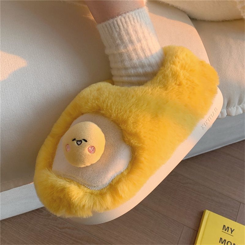 New Cute Fried Egg Shaped Plus - Women Shoes For Winter ulasan dan harga