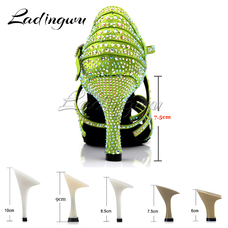 Ladingwu Light Green Satin Lat - Women'S Shoes Z ulasan dan harga