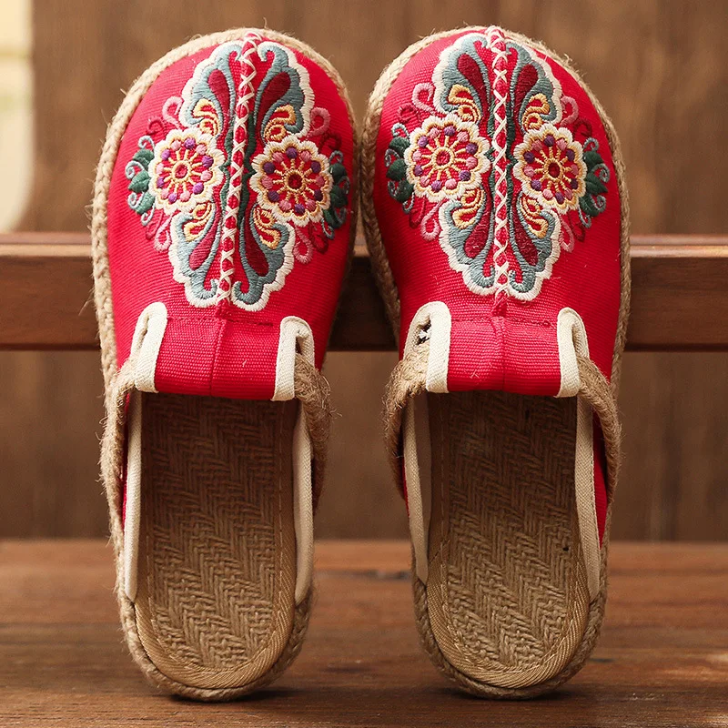 2024 Women Casual Linen Handma - Women'S Shoes Vegan ulasan dan harga