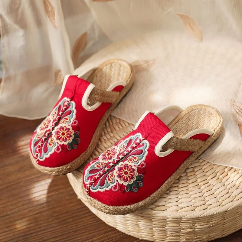 2024 Women Casual Linen Handma - Women'S Shoes Vegan ulasan dan harga
