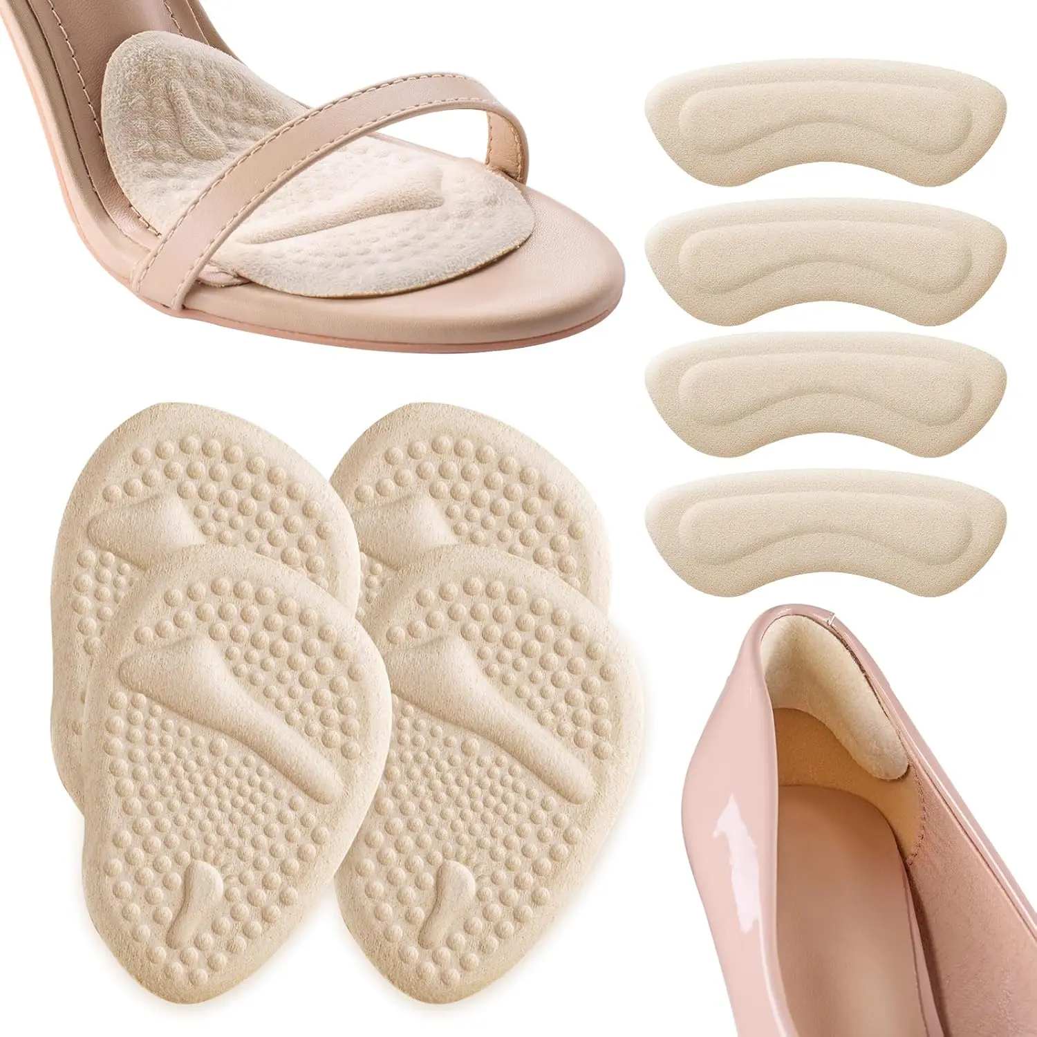 2 Sets Heel Pads, Ball of Foot - Women'S Shoes ulasan dan harga