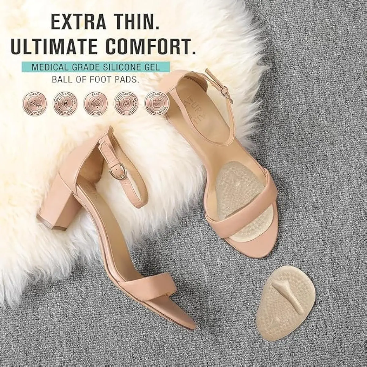 2 Sets Heel Pads, Ball of Foot - Women'S Shoes ulasan dan harga