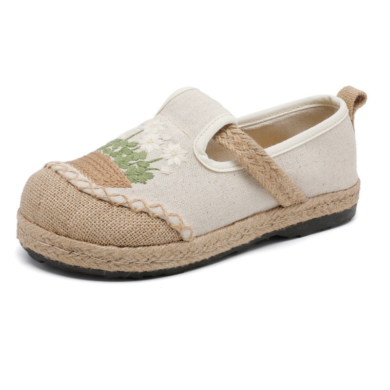 Veowalk Flowers Embroidered Wo - Women'S Shoes Vegan ulasan dan harga