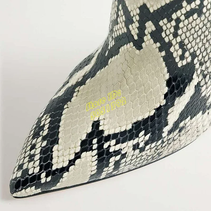 Mid Calf Vegan Snake Skin Boot - Women'S Shoes Vegan ulasan dan harga