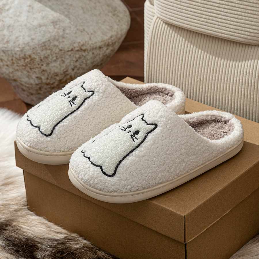 Fashion Cute Line Cat Exquisit - Women Shoes For Winter ulasan dan harga