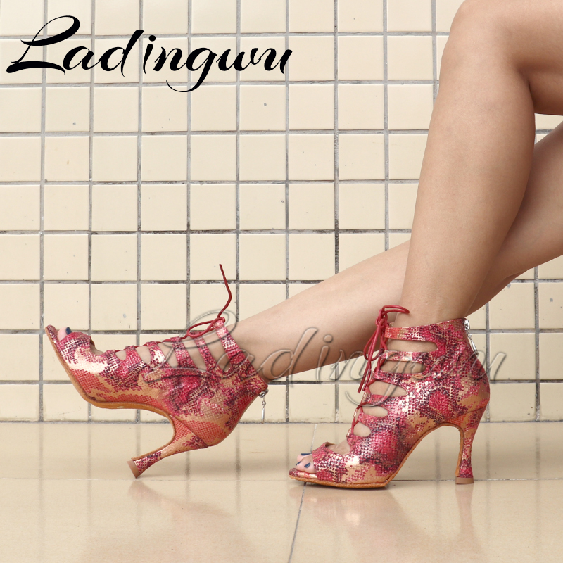 Ladingwu Latin Boots Soft Bott - Women'S Shoes Z ulasan dan harga