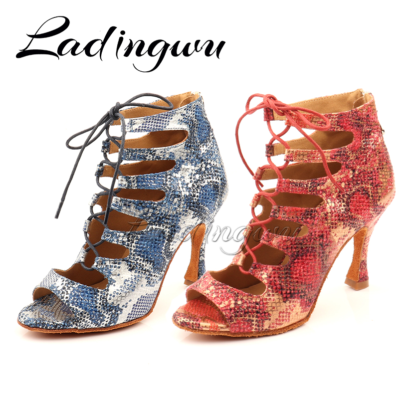Ladingwu Latin Boots Soft Bott - Women'S Shoes Z ulasan dan harga