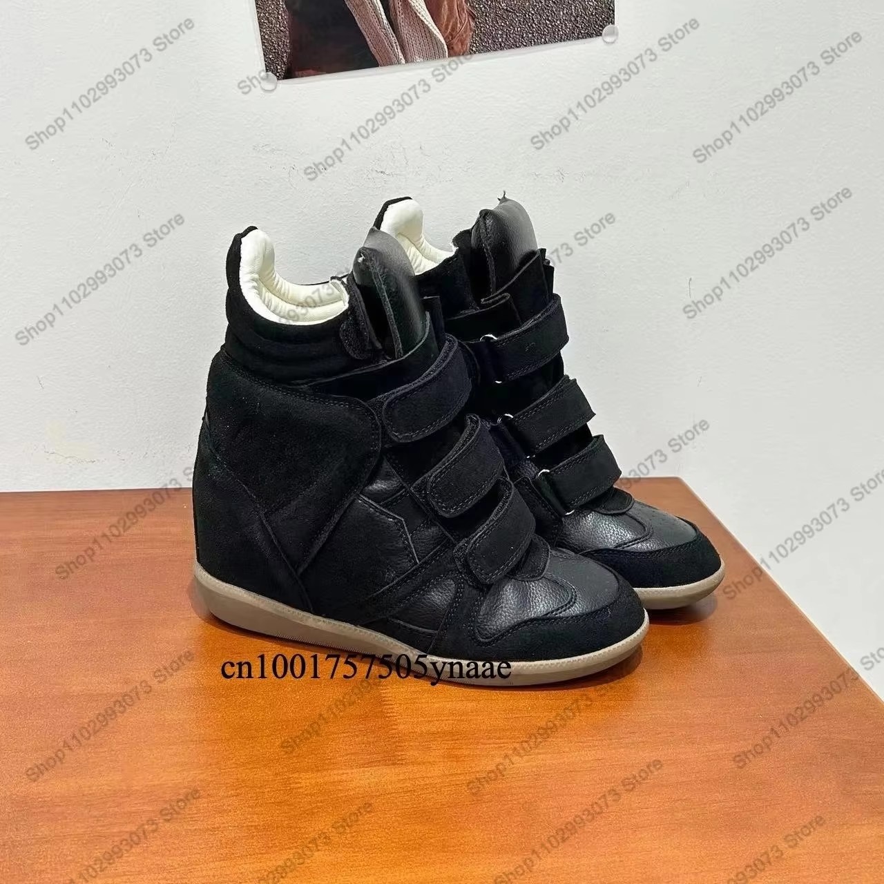 Women Hidden Wedge Heel High‑T - Women'S Shoes Casual Sneakers ulasan dan harga