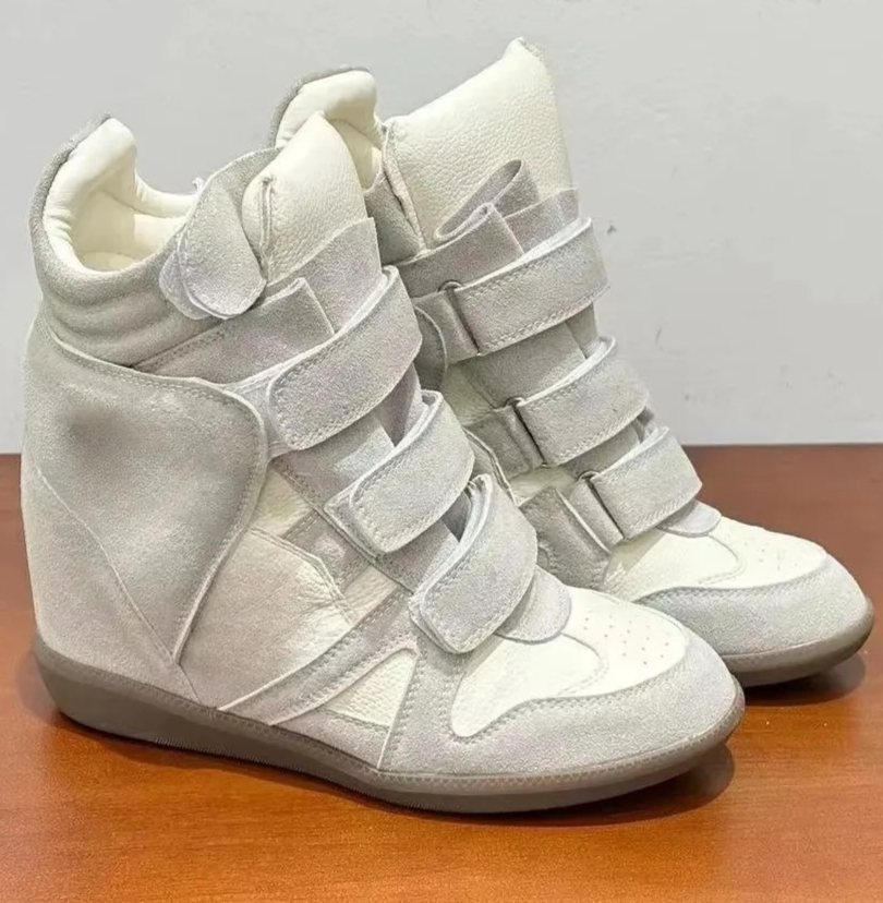 Women Hidden Wedge Heel High‑T - Women'S Shoes Casual Sneakers ulasan dan harga