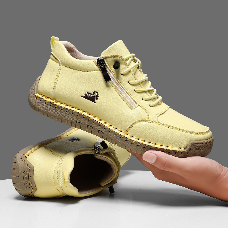 Women's Sneakers Handmade Leat - Women'S Shoes Hey Dude ulasan dan harga